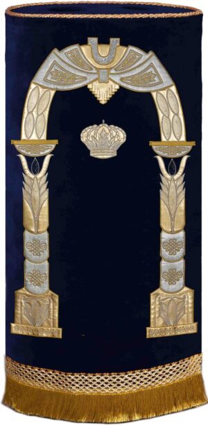 Palatial gate Torah cover