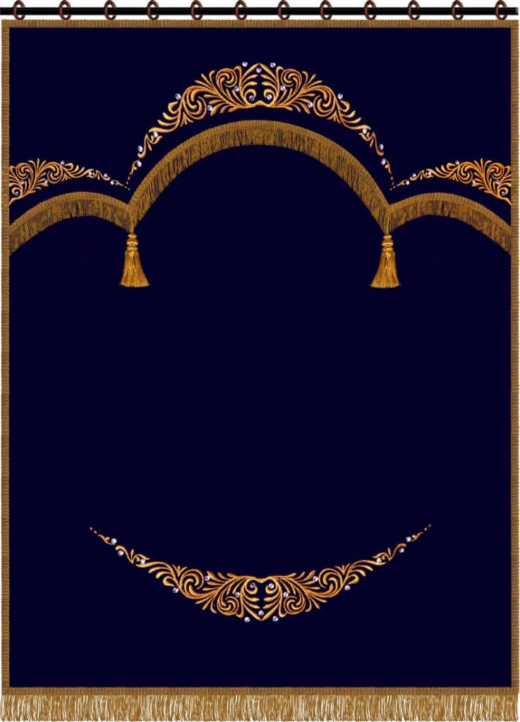 Regal decorations Paroochet navy