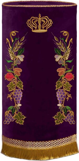 Seven Species Torah cover perple