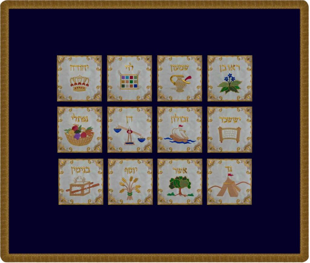 Twelve tribes Bimah cover navy